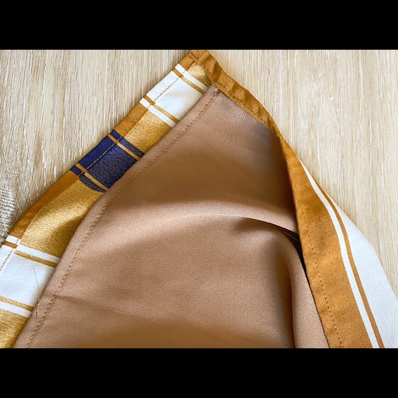 NWT MELODY STRIPED WRAP SKIRT - Picture 12 of 14